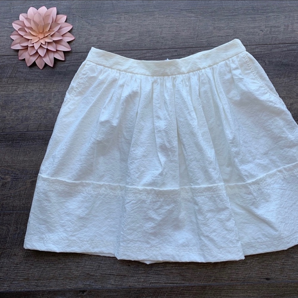 Zara Basic White Skirt
